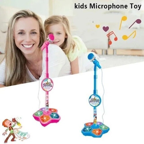 Kids microphone and stand - microphone, stand,