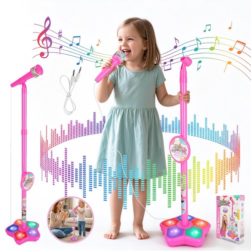 Kids microphone and stand - microphone,