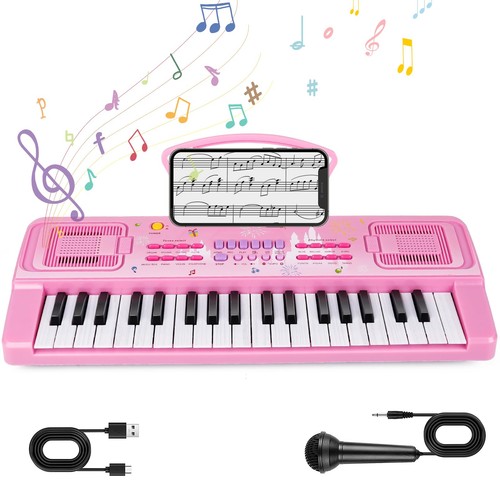 Keys kids piano keyboard - keyboard, w/