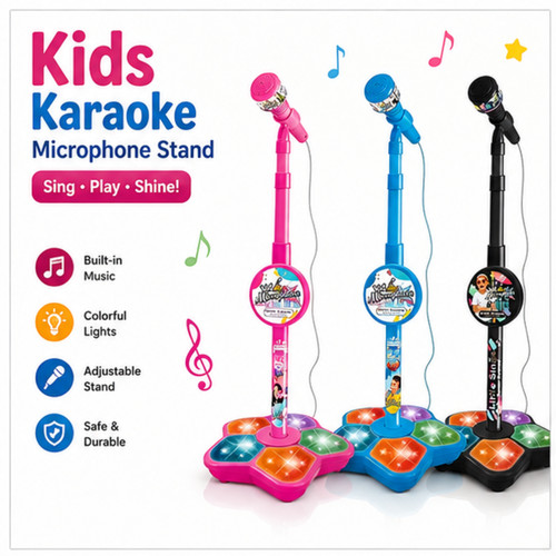 Kids karaoke microphone - karaoke, stand
